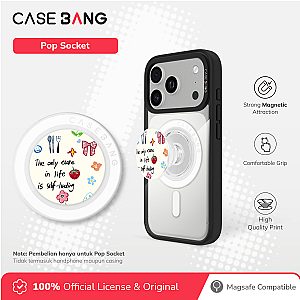 CASEBANG Relax Soul Series - Worship of Happiness Pop Socket Stand Handphone Holder