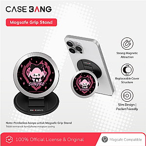 CASEBANG Siinono Series - Dark Heart Siinono Magsafe Grip Stand Handphone Holder