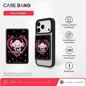 CASEBANG Siinono Series Powerbank 5000 mAh (Dark Heart Siinono)