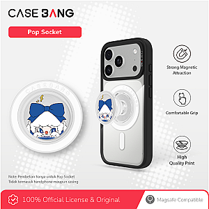CASEBANG Siinono Series - Blue Bow Siinono Pop Socket Stand Handphone Holder