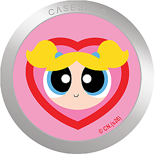CASEBANG The Power Puff Girl Series - Bubbles Heart Magsafe Grip Stand Handphone Holder