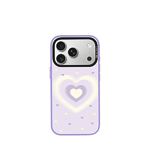 CASEBANG Removable Phonecase Cover Violet Heart Series - Aura Heart Glow Magnetic Casing