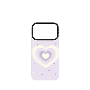 CASEBANG Removable Phonecase Cover Violet Heart Series - Aura Heart Glow Magnetic Casing