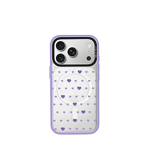 CASEBANG Removable Phonecase Cover Violet Heart Series - Heart Matrix Magnetic Casing