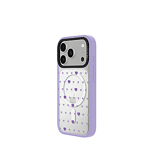 CASEBANG Removable Phonecase Cover Violet Heart Series - Heart Matrix Magnetic Casing