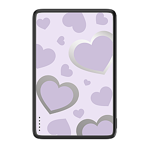 CASEBANG Violet Heart Series Powerbank 5000 mAh (Soft Heart)