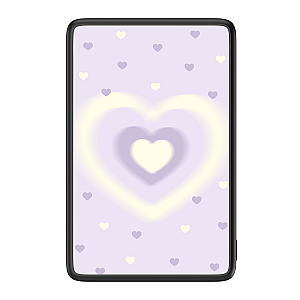 CASEBANG Violet Heart Series Powerbank 5000 mAh (Aura Heart Glow)