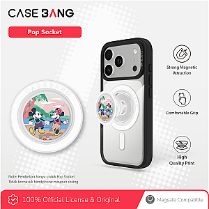  Mickey and Friends 5.0 Series - Beach Minnie Pop Socket Stand Handphone Holder