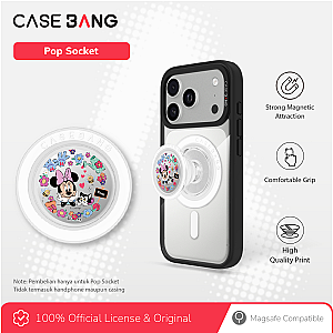  Mickey and Friends 5.0 Series - Bloom Minnie Pop Socket Stand Handphone Holder