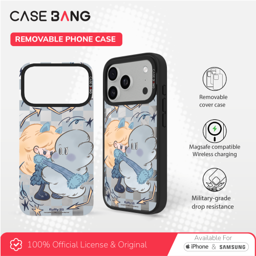 CASEBANG Removable Phonecase Cover Erlili Series - Cloud Buddy Cuddle Magnetic Casing