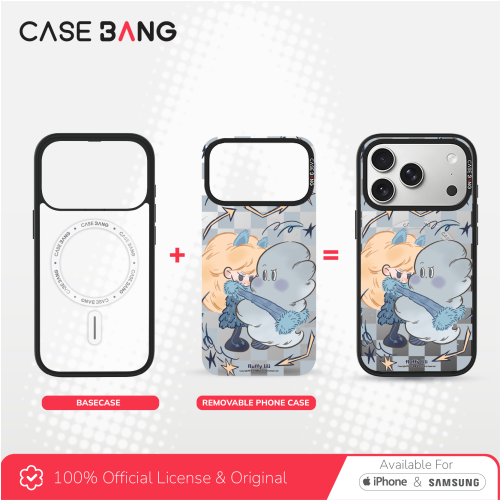CASEBANG Removable Phonecase Cover Erlili Series - Cloud Buddy Cuddle Magnetic Casing