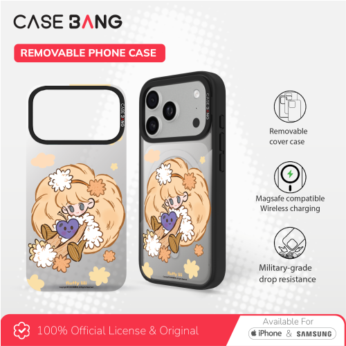 CASEBANG Removable Phonecase Cover Erlili Series - Berry Sweet Lili Magnetic Casing