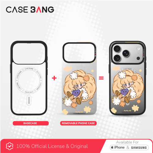 CASEBANG Removable Phonecase Cover Erlili Series - Berry Sweet Lili Magnetic Casing
