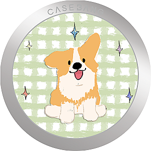 CASEBANG Summer Puppy Series - Playful Puppy Magsafe Grip Stand Handphone Holder