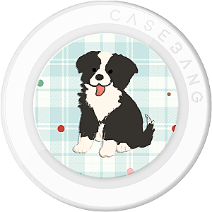 CASEBANG Summer Puppy Series - Clever Puppy Pop Socket Stand Handphone Holder