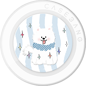 CASEBANG Summer Puppy Series - Cute Puppy Pop Socket Stand Handphone Holder