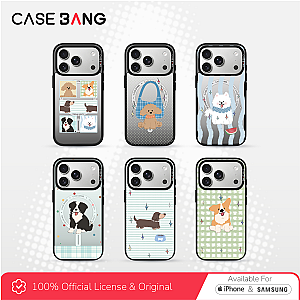 CASEBANG Removable Phonecase Cover Summer Puppy Series - Puppy Collage Magnetic Casing