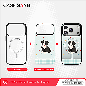 CASEBANG Removable Phonecase Cover Summer Puppy Series - Clever Puppy Magnetic Casing