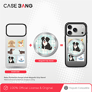 CASEBANG Summer Puppy Series - Clever Puppy Magsafe Grip Stand Handphone Holder