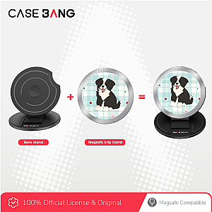 CASEBANG Summer Puppy Series - Clever Puppy Magsafe Grip Stand Handphone Holder