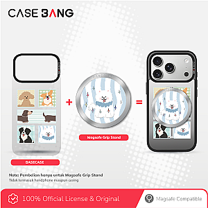 CASEBANG Summer Puppy Series - Cute Puppy Magsafe Grip Stand Handphone Holder