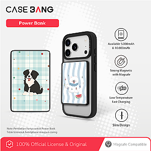 CASEBANG Summer Puppy Series Powerbank 5000 mAh (Clever Puppy)