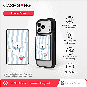 CASEBANG Summer Puppy Series Powerbank 5000 mAh (Cute Puppy)