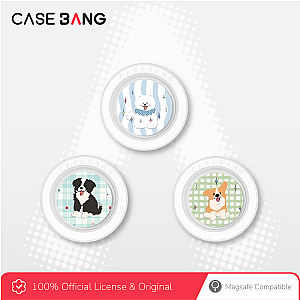 CASEBANG Summer Puppy Series - Clever Puppy Pop Socket Stand Handphone Holder