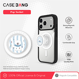 CASEBANG Summer Puppy Series - Cute Puppy Pop Socket Stand Handphone Holder