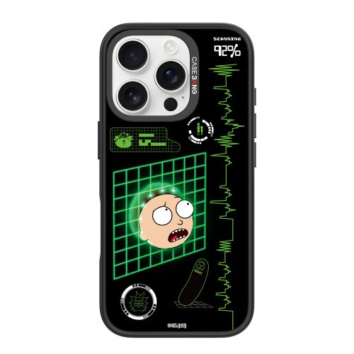 CASEBANG Removable Phonecase Cover Rick and Morty Series - Grid Scan Morty Magnetic Casing