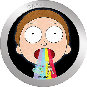 CASEBANG Rick and Morty Series - Rainbow Barf Magsafe Grip Stand Handphone Holder