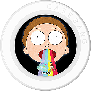 CASEBANG Rick and Morty Series - Rainbow Barf Pop Socket Stand Handphone Holder