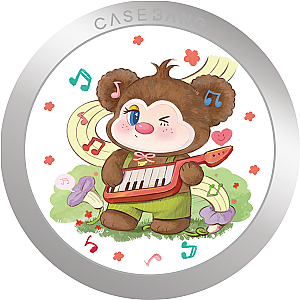 CASEBANG SunToBear Series - Music Bear Magsafe Grip Stand Handphone Holder