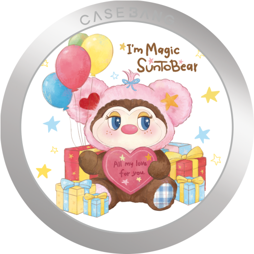 CASEBANG SunToBear Series - Ballon Gift Magsafe Grip Stand Handphone Holder