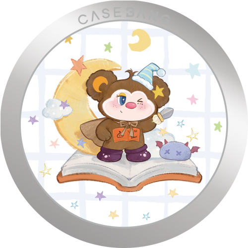 CASEBANG SunToBear Series - Book Bear Magsafe Grip Stand Handphone Holder