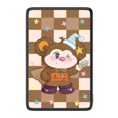 CASEBANG SunToBear Series Powerbank 5000 mAh (Brown Plaid Magic)