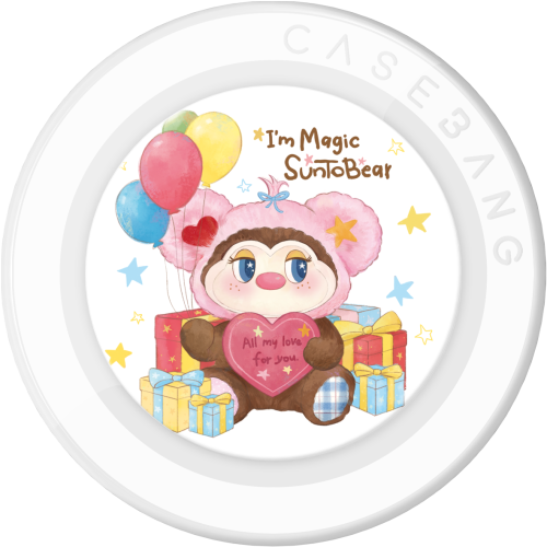 CASEBANG SunToBear Series - Ballon Gift Pop Socket Stand Handphone Holder