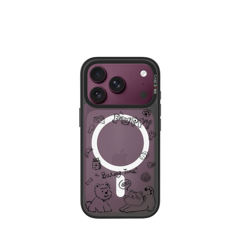 CASEBANG Removable Phonecase Cover Little Bliss Series - Kat and Puppy Magnetic Casing