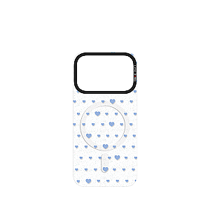 CASEBANG Removable Phonecase Cover Little Doodle Series - Blue Heart Magnetic Casing