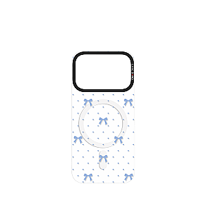 CASEBANG Removable Phonecase Cover Little Doodle Series - Blue Bow Magnetic Casing