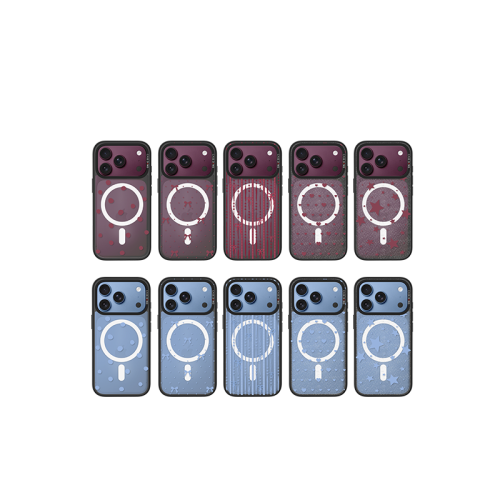 CASEBANG Removable Phonecase Cover Little Doodle Series - Blue Bow Magnetic Casing