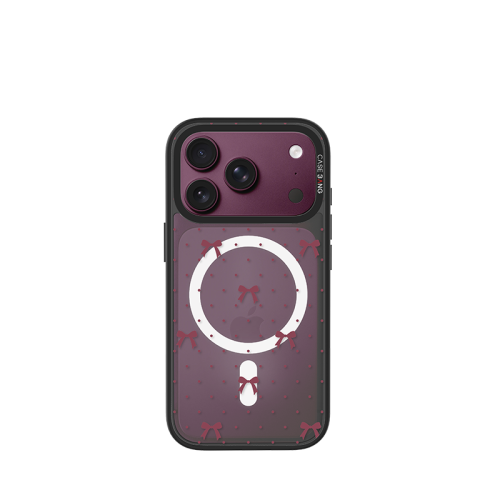 CASEBANG Removable Phonecase Cover Little Doodle Series - Red Bow Magnetic Casing