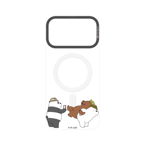 CASEBANG Removable Phonecase Cover We Bare Bears 1.0 Series - Funny Time Magnetic Casing