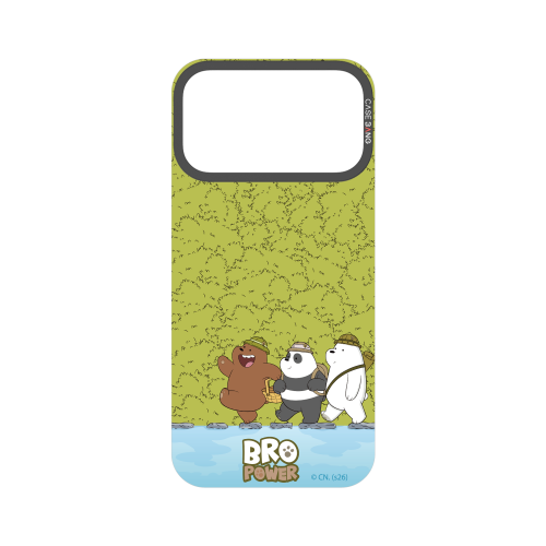 CASEBANG Removable Phonecase Cover We Bare Bears 1.0 Series - Bro Power Magnetic Casing
