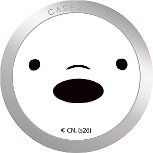CASEBANG We Bare Bears 1.0 Series - Ice Bear Magsafe Grip Stand Handphone Holder