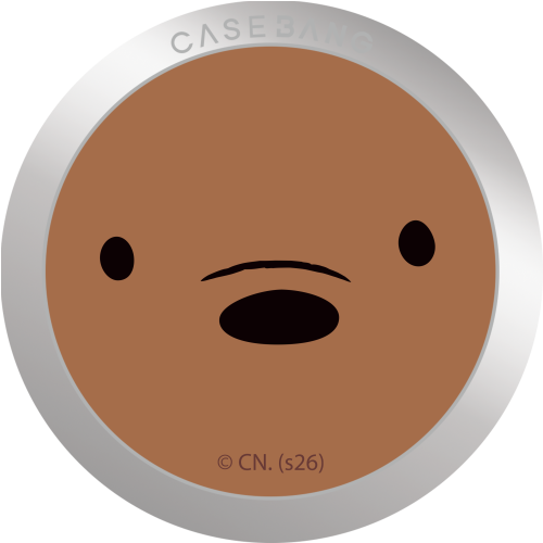 CASEBANG We Bare Bears 1.0 Series - Grizzly Magsafe Grip Stand Handphone Holder
