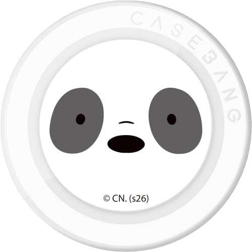 CASEBANG We Bare Bears 1.0 Series - Panda Pop Socket Stand Handphone Holder