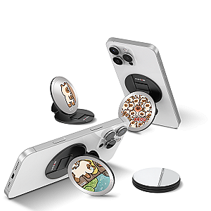 Sleepy Dog Cat MagSafe Grip Stand