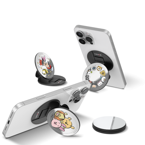 CASEBANG Tsumtsum 4.0 Series - Kiss Kiss Magsafe Grip Stand Handphone Holder