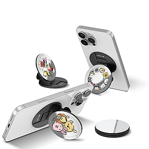 CASEBANG Tsumtsum 4.0 Series - Bear & Pals Magsafe Grip Stand Handphone Holder